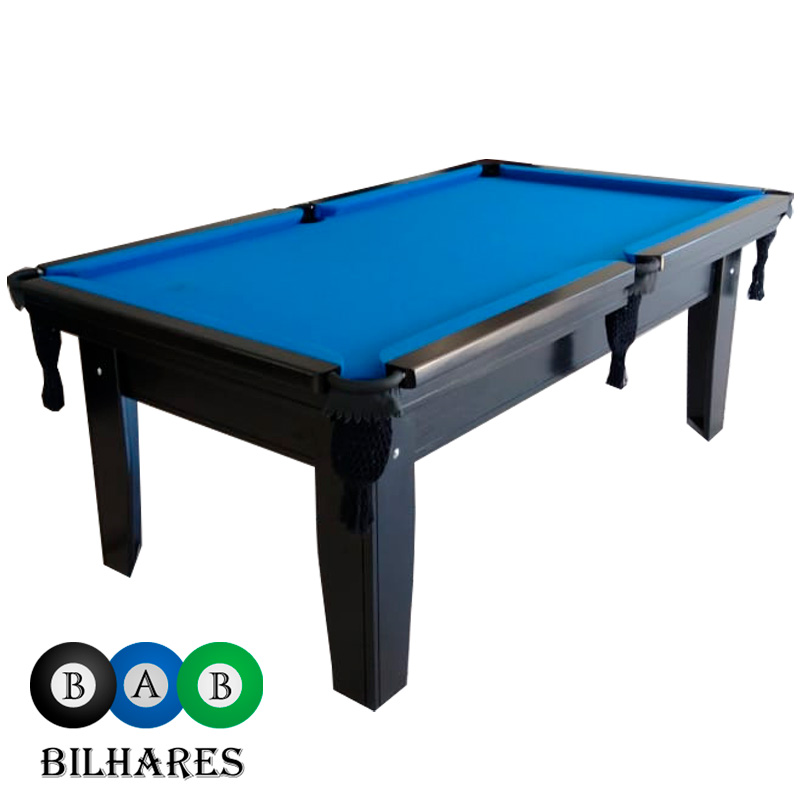 Mesa de Snooker jantar estilo americano (com gaveta) 2,0m x 1,30m + Tampão  2,10 x 1,40 Bilhar Paulista