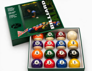 Jogo de Bolas Numeradas Faixadas